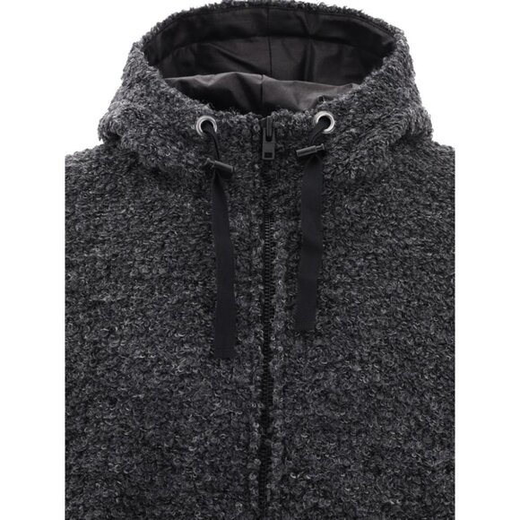 Junya Watanabe Man Textured Drawstring Zipped Hoodie Tag Size M Men - Picture 3 of 4